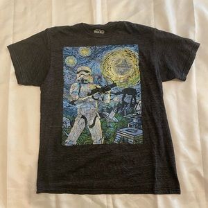 Star Wars Van Gogh Tee Shirt Medium